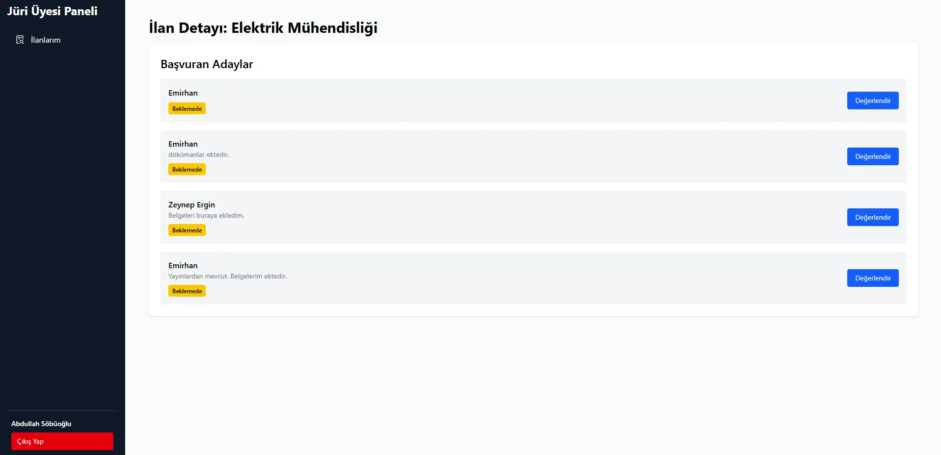 Akademik Portal — ekran görüntüsü 3