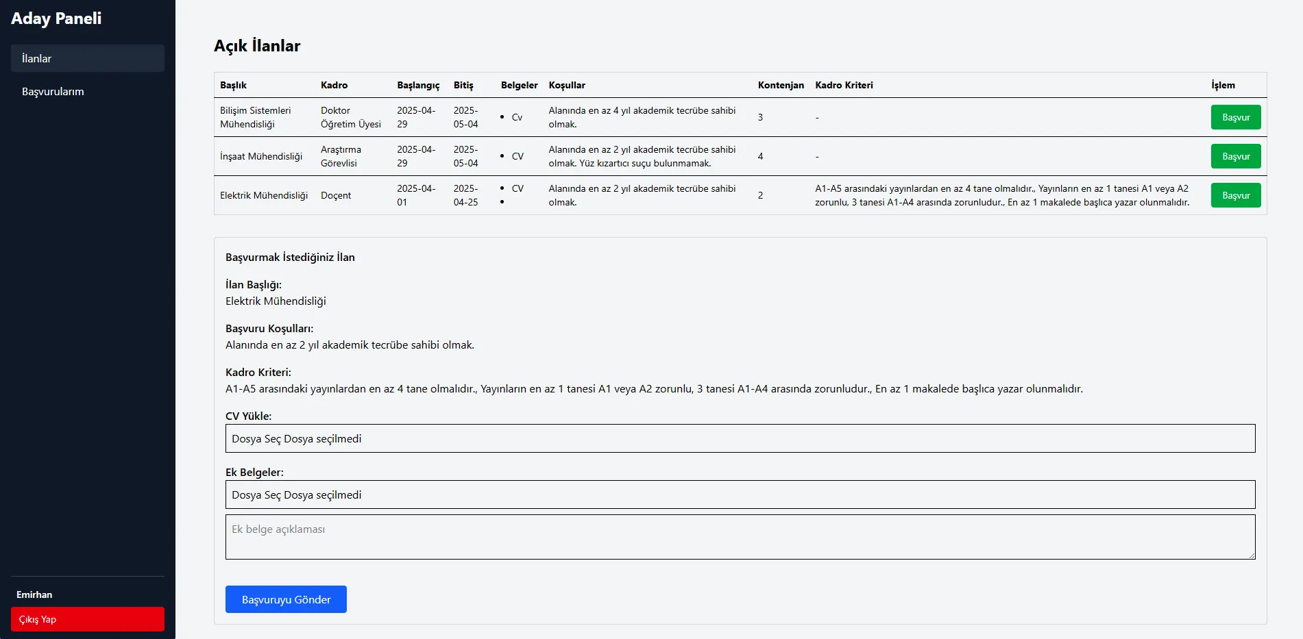 Akademik Portal — ekran görüntüsü 6